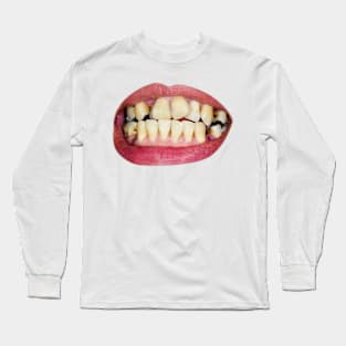 damaged teeth Long Sleeve T-Shirt